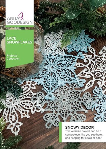 Pizzo fiocchi neve anita - di,