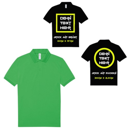 Polo apple green con ricamo - polo,