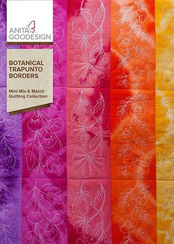 Botanical trapunto borders - botanical,