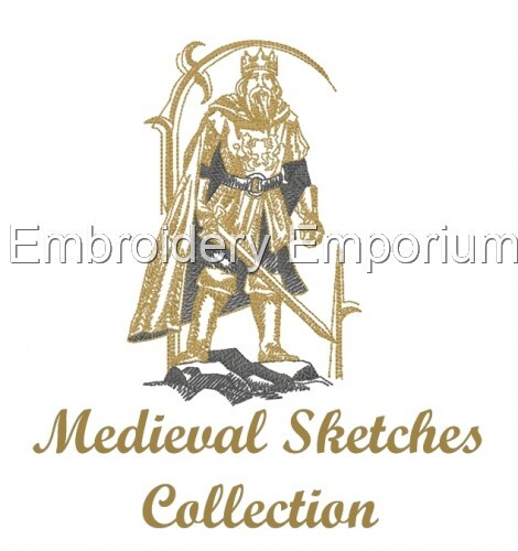 Collezione schizzi medievali - medievali,