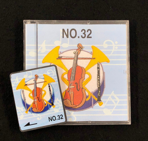 Scheda disegni ricamo musicale - scheda,